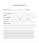 Incident Report Template Word