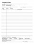 Progress Notes Template