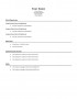Basic Resume Templates