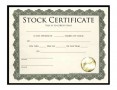 Shareholders Certificate Template Free