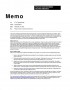 Business Memo Template