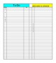 Checklist Template