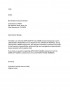 Letter Of Employment Template