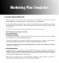 Free Marketing Plan Template Word