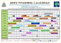Annual Training Calendar Template Format