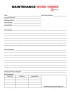 Repair Work Order Template