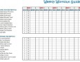 Weekly Workout Schedule Template