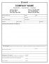 Proposal Templates