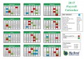 Payroll Calendar Template