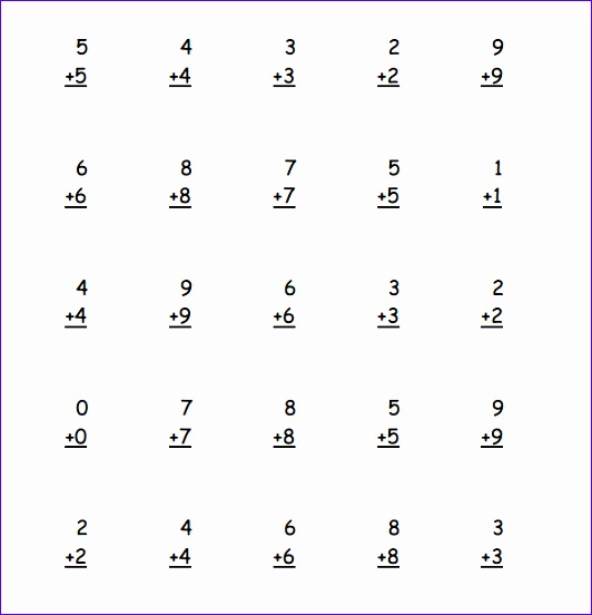 math worksheet template 532552