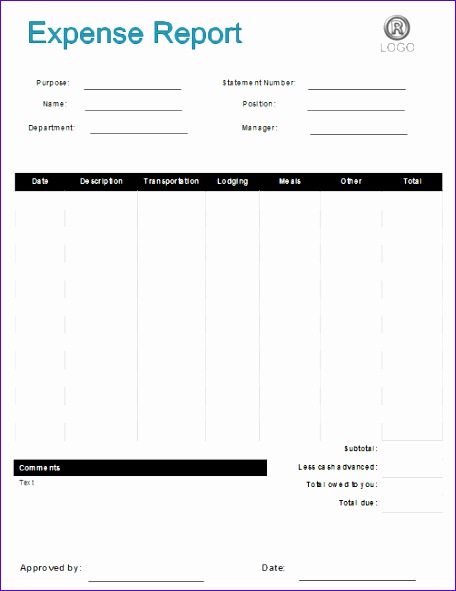 expense claim form template 456591