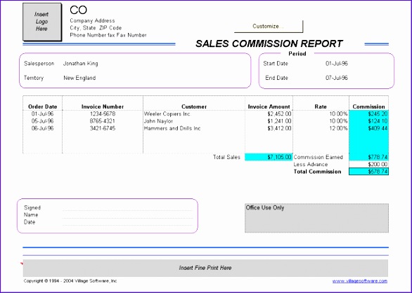 sale marketing sales mission report 586418